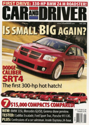 CAR & DRIVER 2006 MAY - Z4 ROADSTER. CAYENNE TURBO S